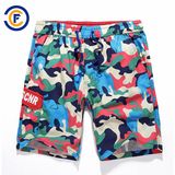 Oeko-Tex Full Waist Polyester Patterned Men Board Short Swimwear