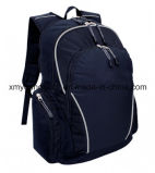 Promotional Navy Blue 600d Polyester Sports Travel Backpack