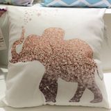 Transfer Printed Short Plush Cushion Decorative Pillow (FTCU-72)