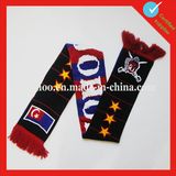 Holland Acrylic Custom Knit Football Scarf