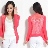 Fashion Hollow out Women's Knitted Cardigan (MU6623)