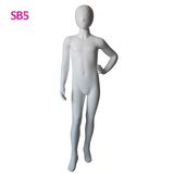 Matte White FRP Standing Baby Children Display Mannequin