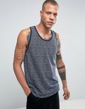 Tank Top in Jacquard Pattern