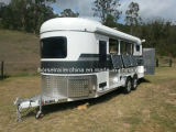 Manufacturer Direct Supply Horse Floats with Beds and Awning