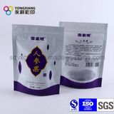 Stand up Ziplock Plastic Packaging Bag for Snacks Food