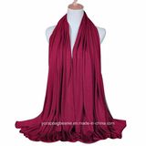 New Large Plain Solid Color Hijab Scarf