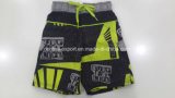 Oeko-Tex Flat Waist Polyester Patterned Children Board Short Swimwear