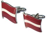 Custom Soft Enamel Flag Cufflink with Epoxy Coating