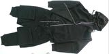 100% Polyester Black Men's Sportsuit with Hood