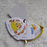 Cute Design Children's Schoolbag Tag with Black Strings