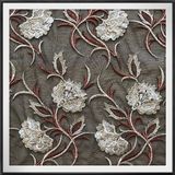 4 Tones Mesh Embroidery Lace Tulle Embroidery Lace Multi-Color Lace