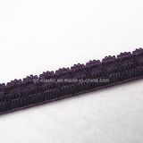 10mm Custom Color Picot Edge Lace Style Elastic Embellishment Tape