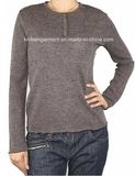 Women Knitted Round Neck Long Sleeve Pullover Sweatshirts (12AW-165)