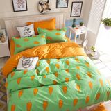 Cheap Microfiber Fabric Bed Sheets Duvet Cover with Pillow Case