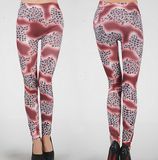 Coloured Printing High-Elastic Seamless Leggings (20235)