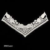 Flower Patch Pattern Custom Garment Decorative Embroidery Collar Lace Applique X030