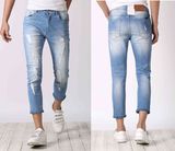 Stretch Skinny Size Men Ripped Jeans for Men (JC3359)