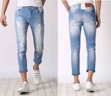 Stretch Skinny Size Men Ripped Jeans for Men (JC3359)