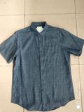 100%Cotton Slub Charmbray Woven Men Shirts