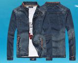 Fashion Men's Slim Collar Clothing Denim Jacket