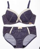 Fashion Cowboy Design High Quality Lingerie Bra Set (CS21131)