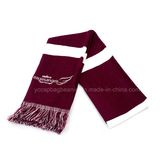 100% Acrylic Women Flag Knitted Scarf with Tassel