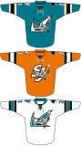 Customized American Hockey League San Jose Barracuda Hockey Jersey