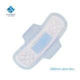 Feminine Sanitary Pad with Absorbent Blue Adl Ultra Thin Dry Net Top 280mm