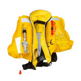 Marine Automatic Inflatable Straight Life Jacket for Adult