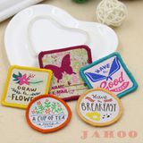 Eco-Friendly Garment Accessories Woven Label Badge for School