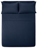 Deluxe 1800 Series Brushed Microfiber Sheet Set for Home Bedding