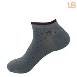 Men's Light Color Dots Comb Cotton Ankle Dress Casual Socks