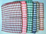 Factory OEM Produce Custom Color 45*60cm Cotton Terry Checks Jacquard Kitchen Dish Towels