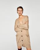 Ladies Fashion Oversize Cardigan with Long Sleeve