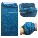 Customized Design Promotional Printed Polyester Microfiber Blue Multifunctional Magic Neck Warmer
