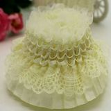High Quality Elastic Ruffle Lace for Decorations