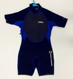 Short Neoprene Surfing Wetsuit with Nylon Fabric (HX15S117)