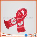 Sport Fan Acrylic Knitted Jacquard Soccer Football Scarf