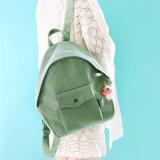 Pure Color Corduroy Preppy Chic Backpack