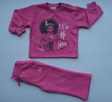 Children's Fleece Terry Pullover Jogging Suit Sweater Pant