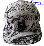 Custom Design Printing Pattern 5 Panel Hat Strapback Cap