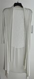 Long Sleeve Longline Opean Patterned Knitwear Cardigan for Ladies