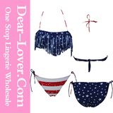 The Stars and The Stripes Sexy Bikini with Tassel
