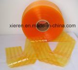 Anti-Insect Yellow Ribbed Plastic Strip Curtain