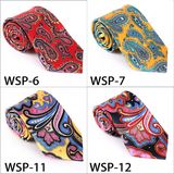 Stylish Silk/Polyester Printed Paisley Necktie-01