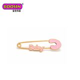 Cute Brooch Ename Baby Safety Pin Brooch for Children Garment