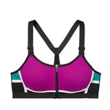 New Fashion Sublimation Sports Bra Yoga Bra with Zipper Closure