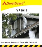 Asbesto Removal Type 5&6 Microporous Coverall (YF1011)