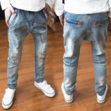 2017 Spring Autumn New Boys Jeans Kids Rushed Children Jean