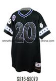 100% Polyester Man′ S Short Sleeve Soccer Jersey